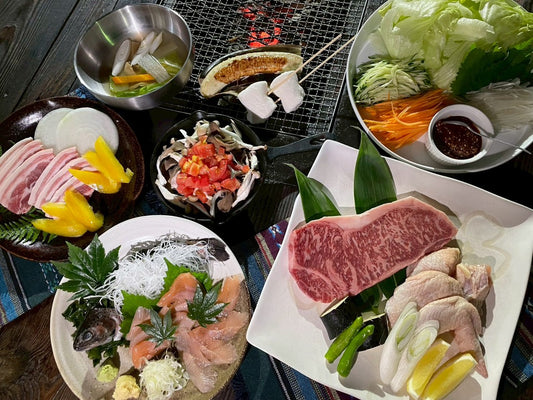 ここでしか味わえない極上のプレミアムBBQプラン
